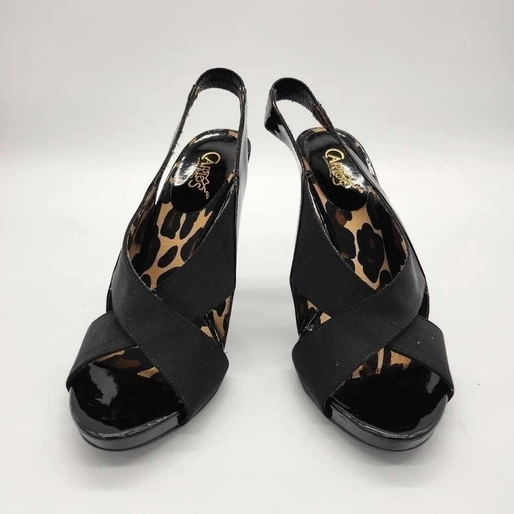 Carlos Santana Open-Toe Sandal Heels Size 8.5 Shoes